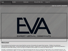 Tablet Screenshot of expertvirtualassistants.com